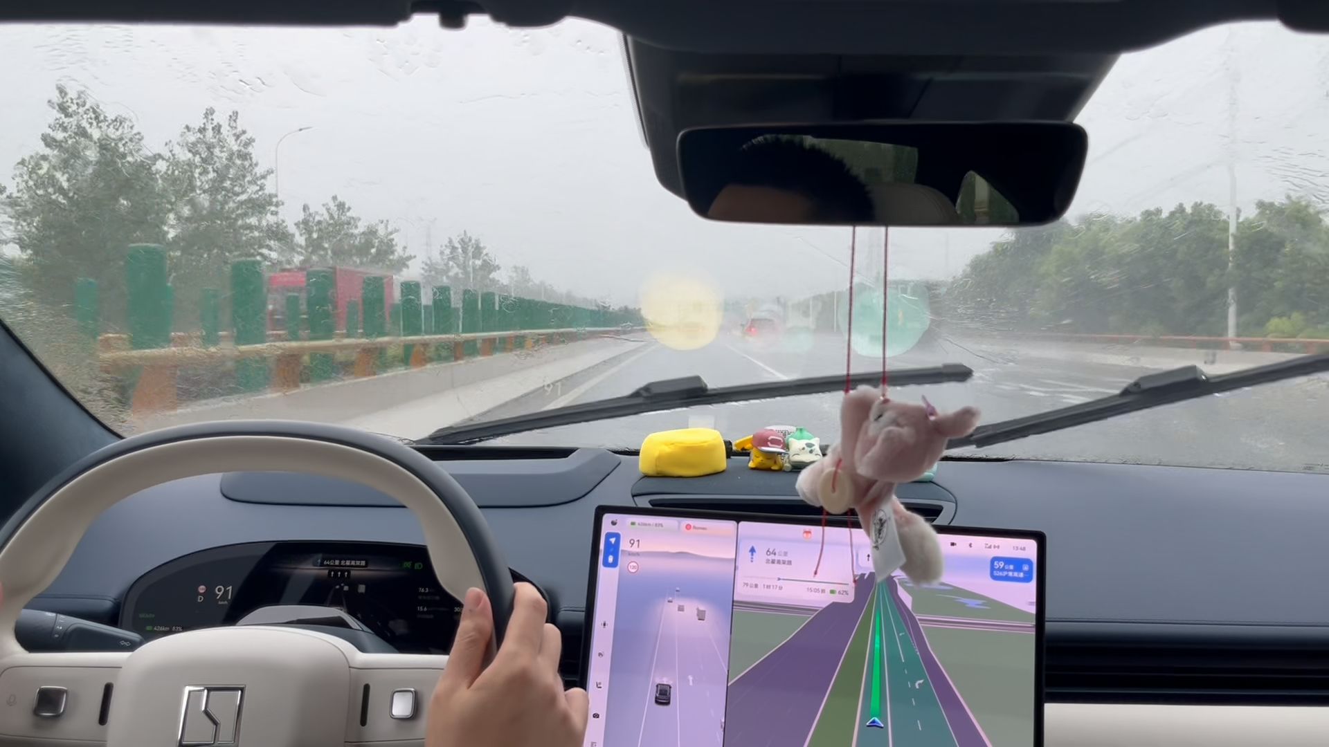 极氪007｜无锡滨湖-上海闵行｜沪常高速｜大雨