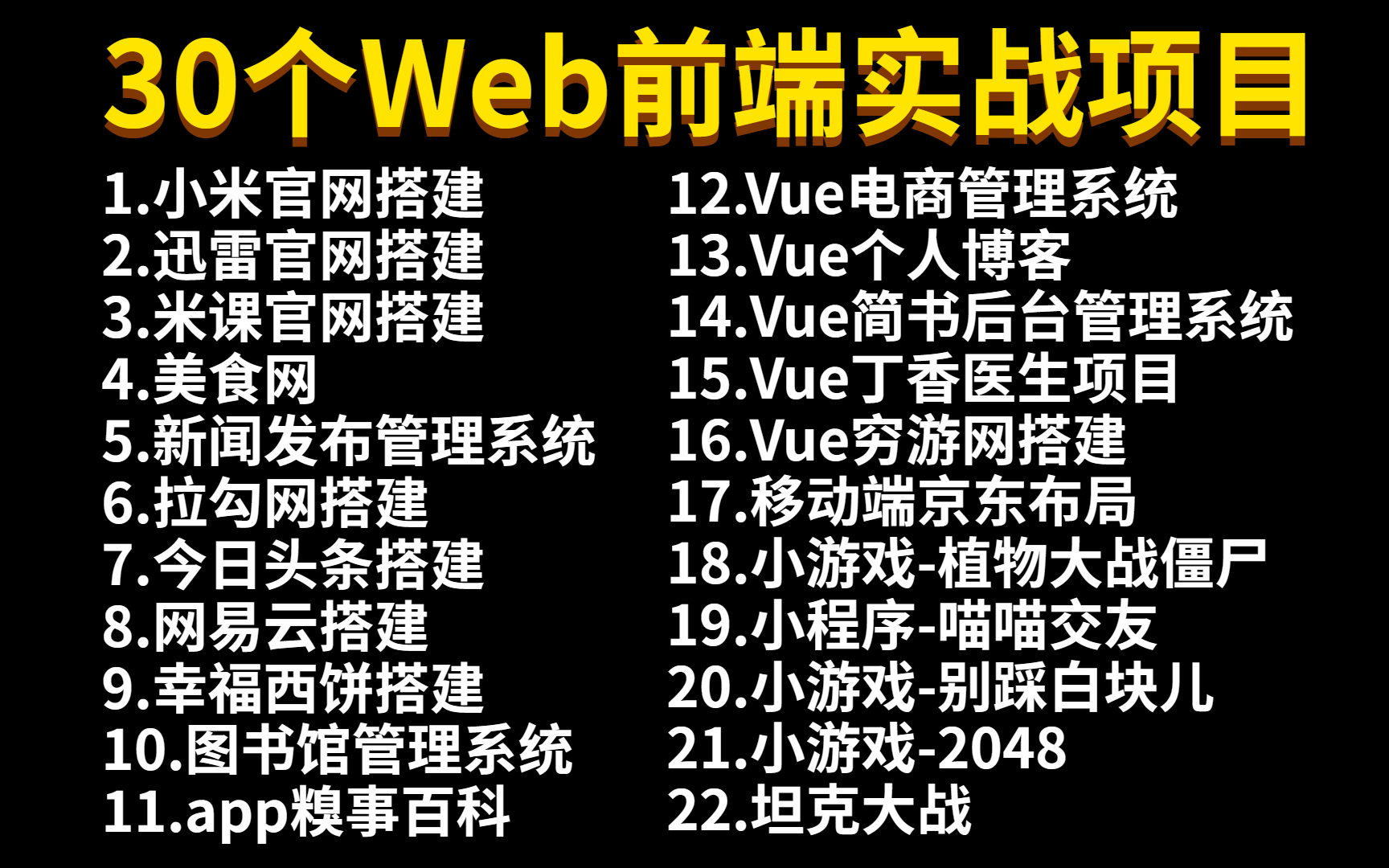 【Web前端项目】一个月练完这32个前端项目,从小白到大神!各种网站随便搭建!Vue项目哔哩哔哩bilibili