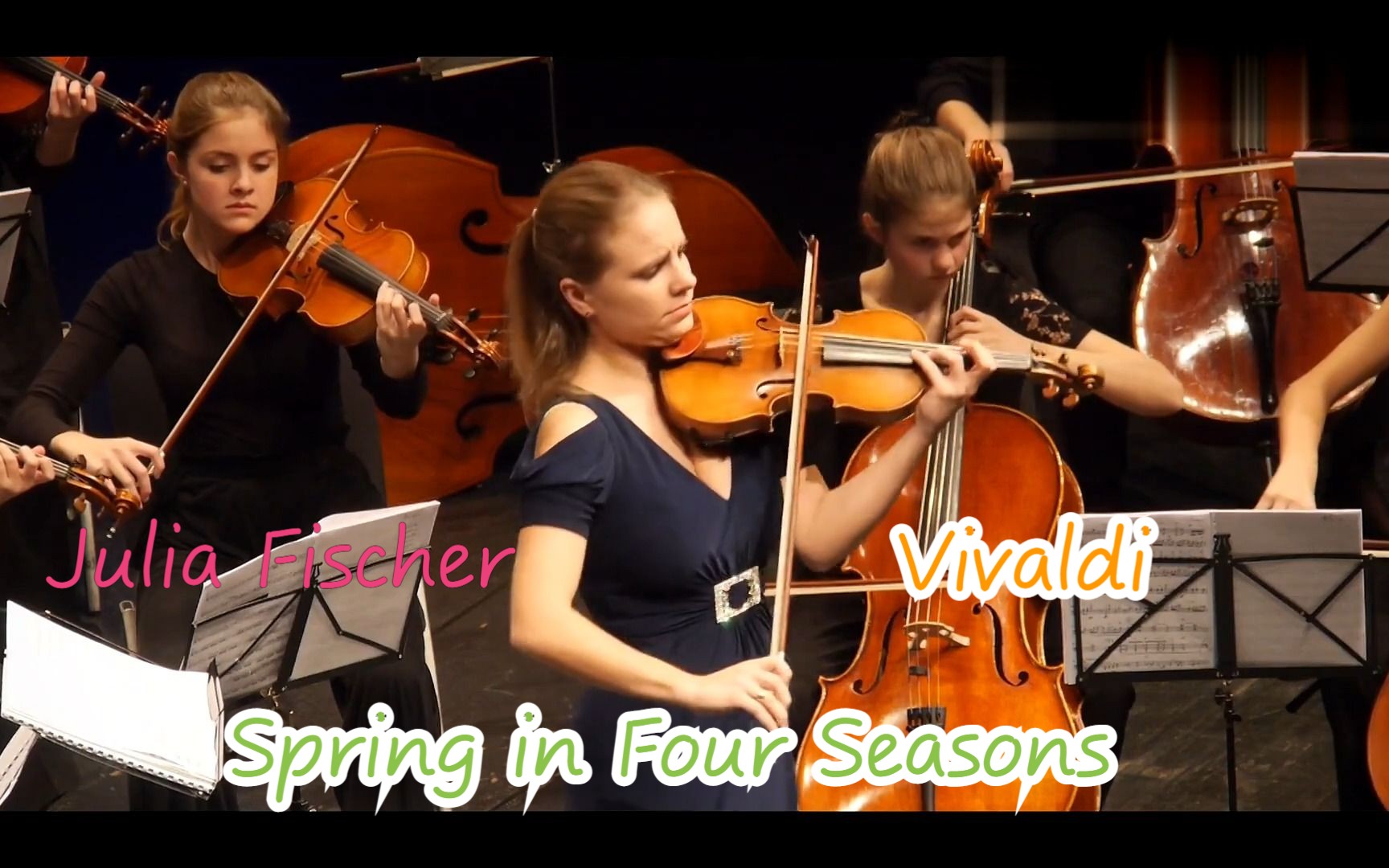 [图]Julia Fischer - Vivaldi Der Frühling 德国美女小提琴家朱莉娅•费舍尔演奏维瓦尔第Vivaldi《四季》之《春》