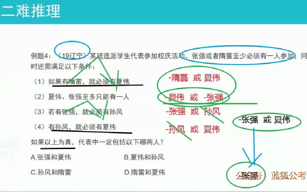 LT公考行测班(高品质早课)早课二难推理深化理解02哔哩哔哩bilibili