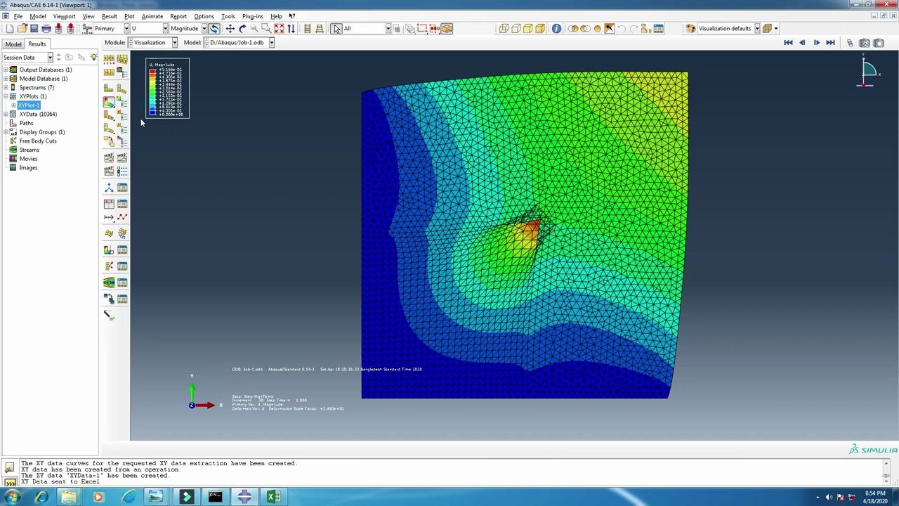 Abaqus Result Analysis Viewing the results of your Simulation | Operate & Extra哔哩哔哩bilibili