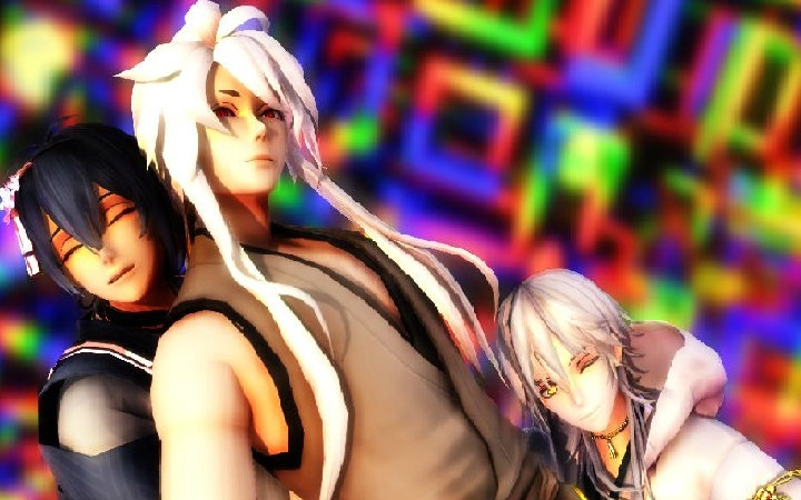 mmd刀剑乱舞虎视眈眈金目小狐丸樱三日月鹤球