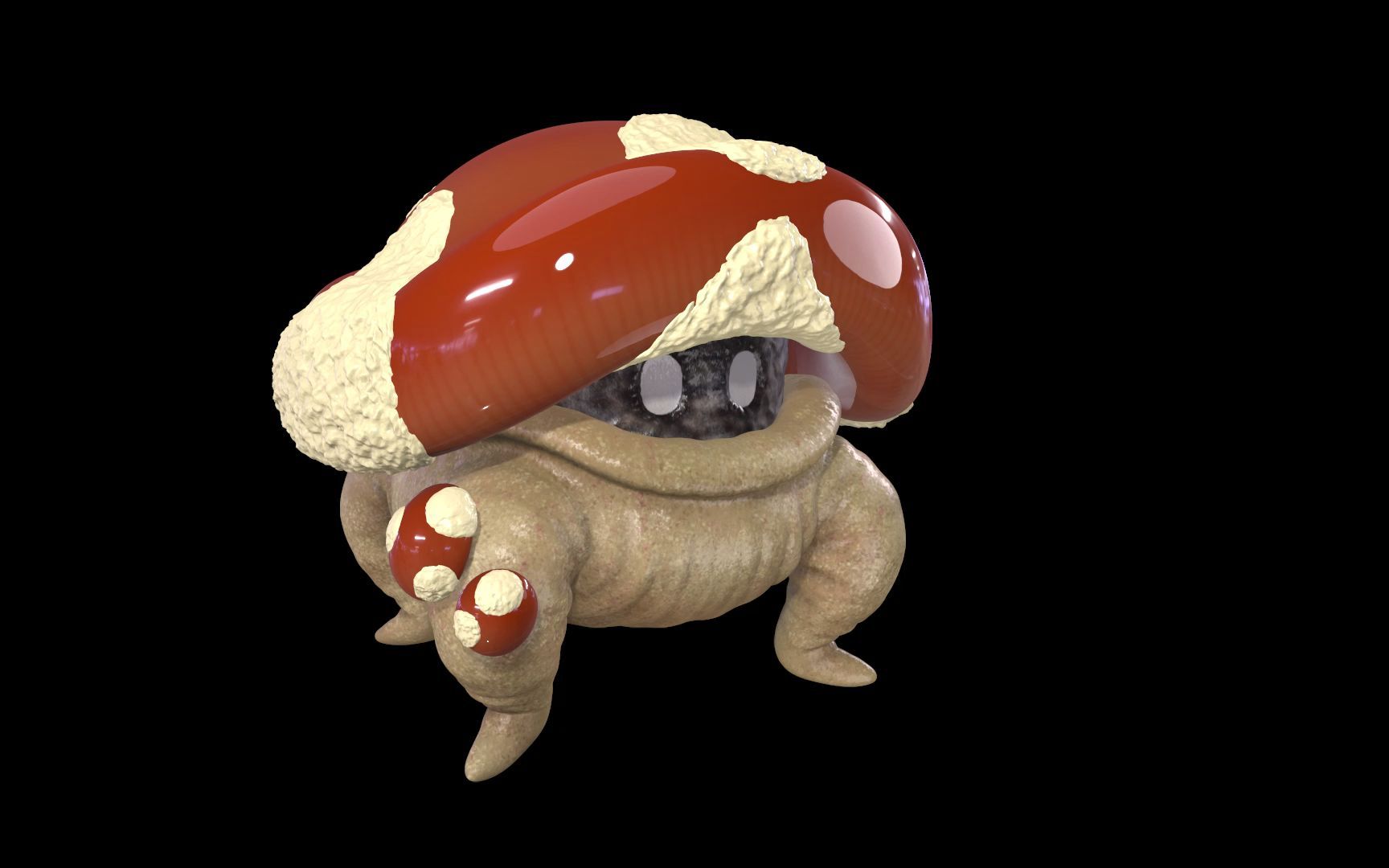 赛尔号蘑菇怪建模