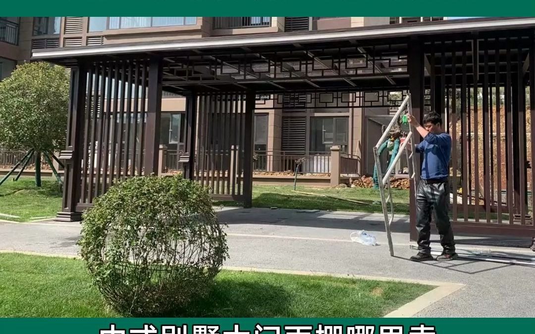 中式别墅大门雨棚哪里卖?