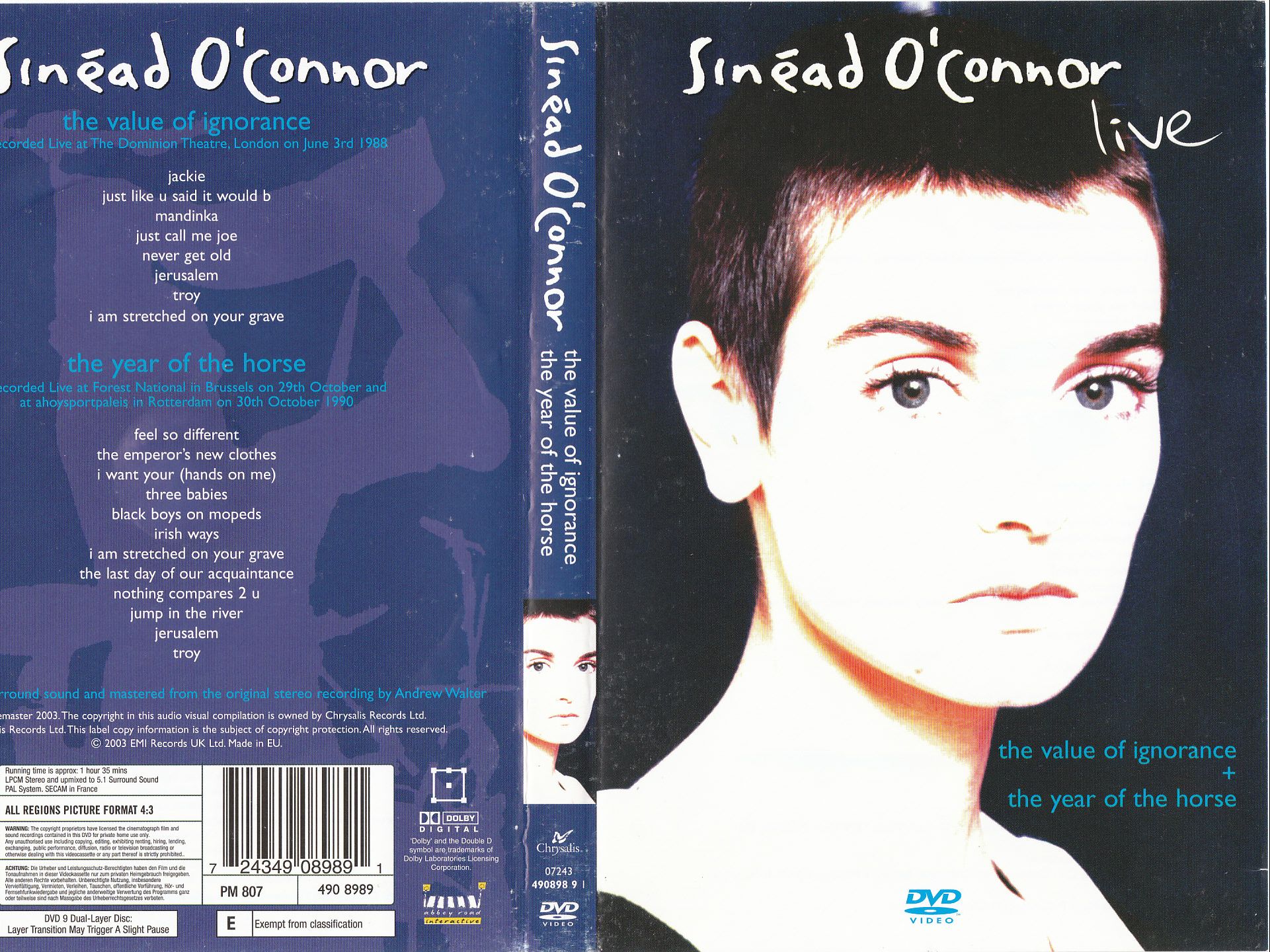 希妮德ⷮŠ奥康娜 Sinead O'Connor  Live哔哩哔哩bilibili