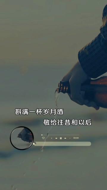 万丈红尘一杯酒,杯杯用来敬自由,人活一世太多烦和忧,又何必常常挂