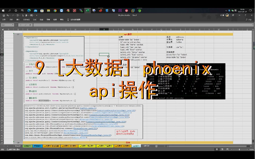 9 [大数据] phoenix api操作哔哩哔哩bilibili