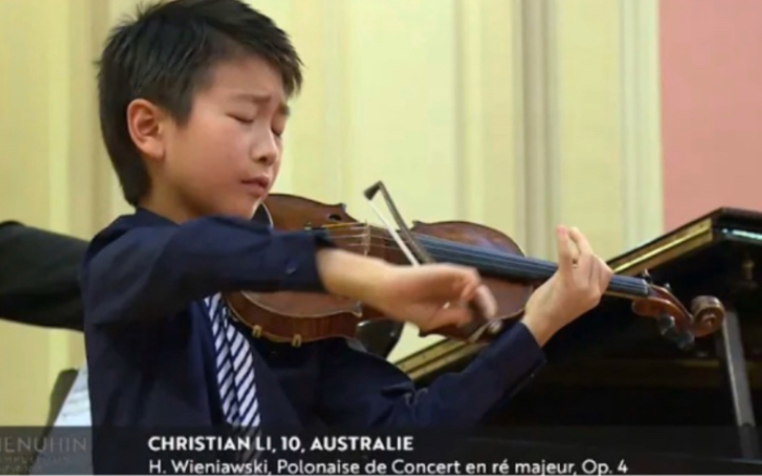 [图]李映衡 & D大调波兰舞曲-小提琴 Christian Li-Wieniawski's Polonaise de Concert D Major-Violin