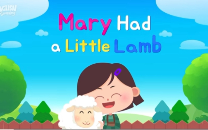 [图]English Singsing- Mary Had a Little Lamb