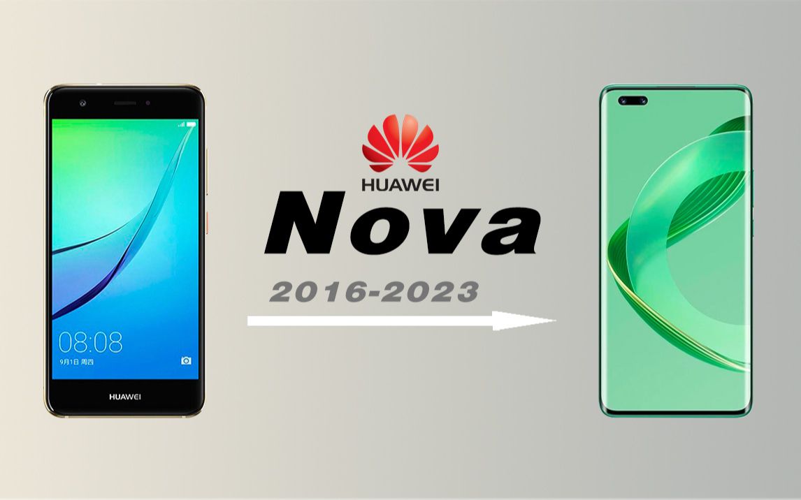 华为Nova系列经典回顾,从华为Nova1到华为Nova11Ultra,有你用过的型号吗?哔哩哔哩bilibili