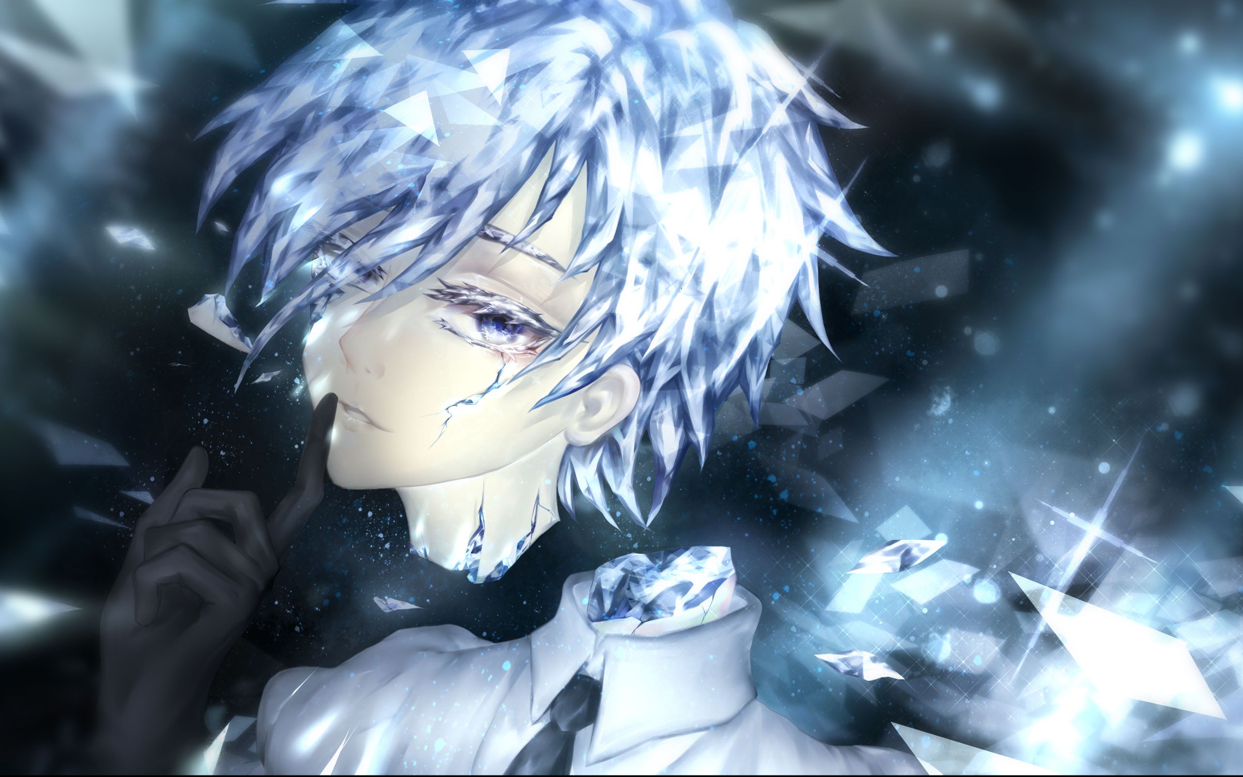 【板绘】宝石之国【十分钟教你涂一个安特库】啊……安特库碎了我超级