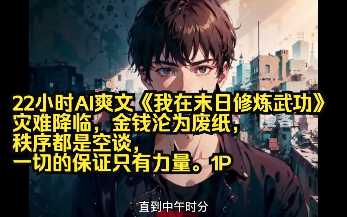 [图]22小时AI爽文《我在末日修炼武功》灾难降临，金钱沦为废纸，秩序都是空谈，一切的保证只有力量。1P