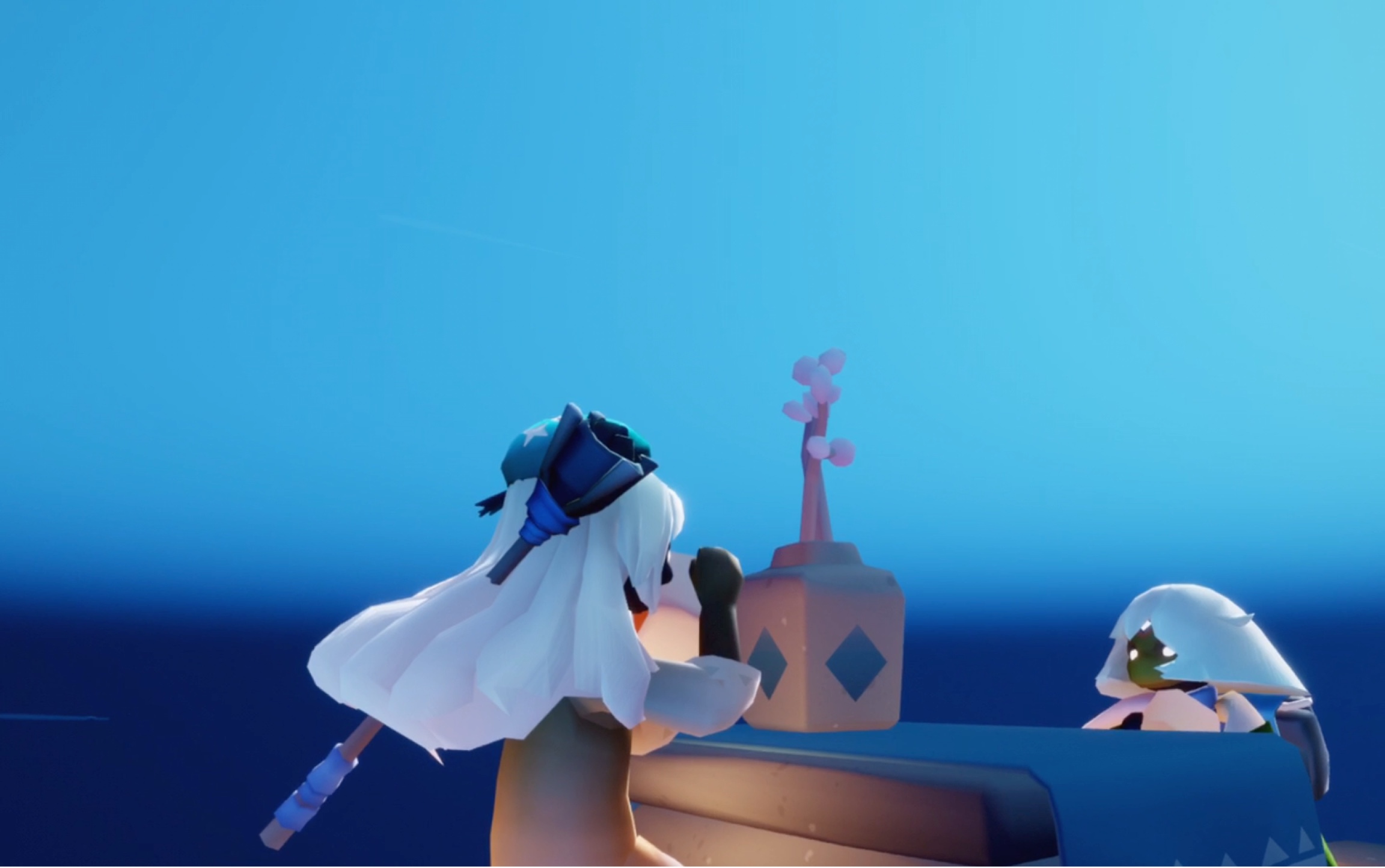 【光遇/打卡】等大海变成克莱因蓝_光·遇