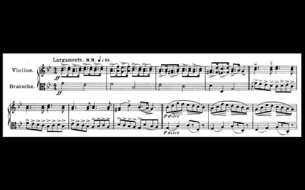 [图]【小提琴/中提琴】亨德尔-哈尔沃森 - 帕萨卡利亚 Handel-Halvorsen - Passacaglia for Violin and Viola