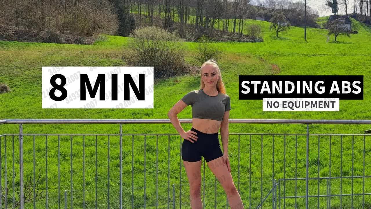 04.09 【melanie】8 分钟站立腹肌