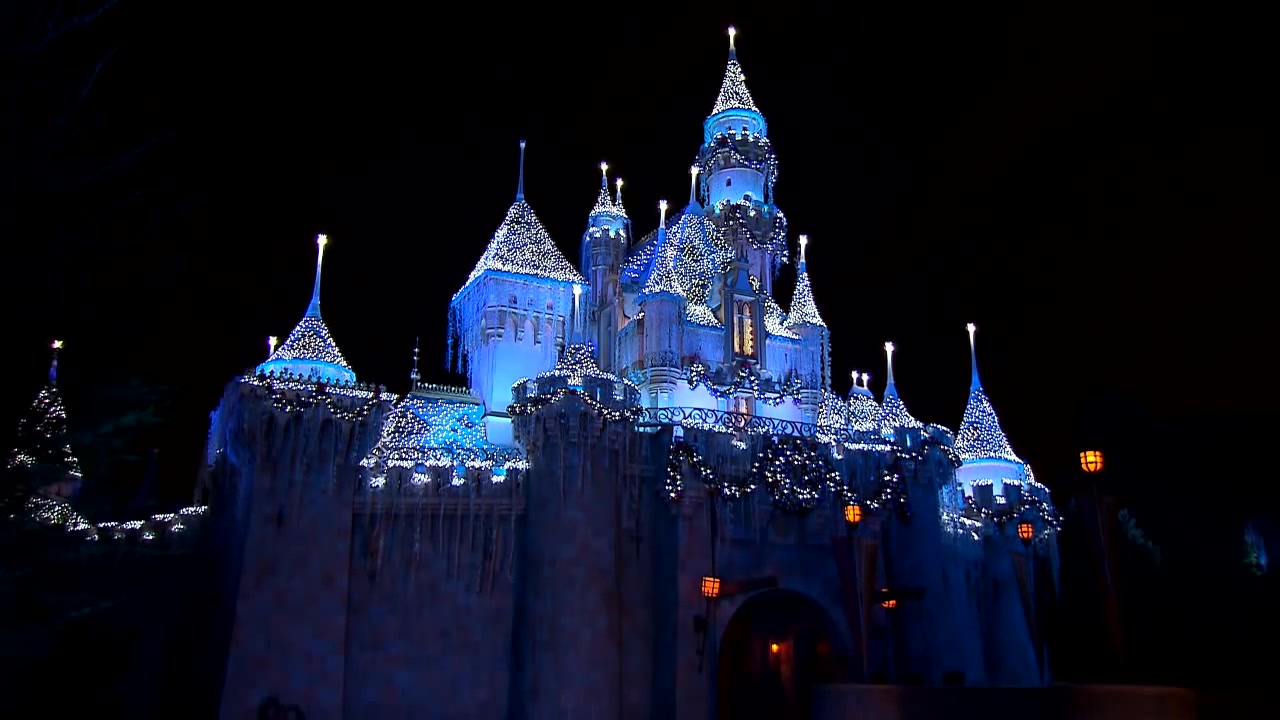 disneyland at dawn- sleeping beauty castle - disneyland resort