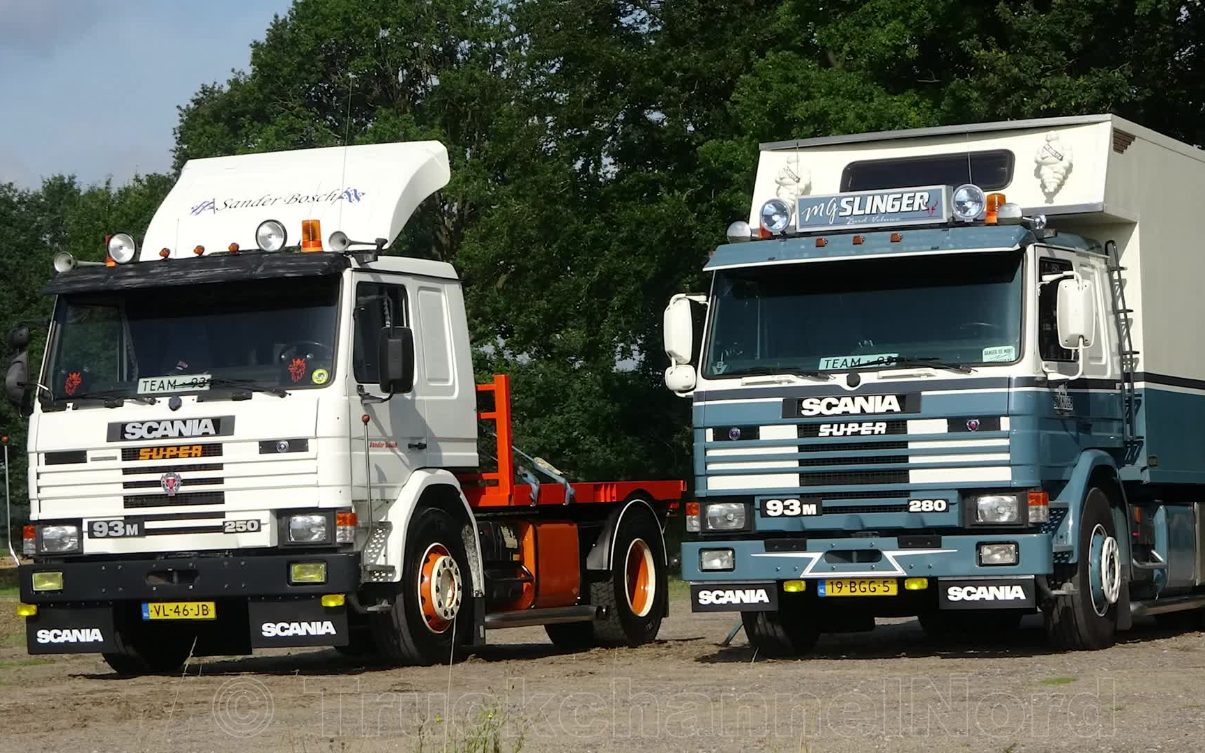 【欧洲卡车】跟拍经典斯堪尼亚2系的开管声音_哔哩哔哩_bilibili