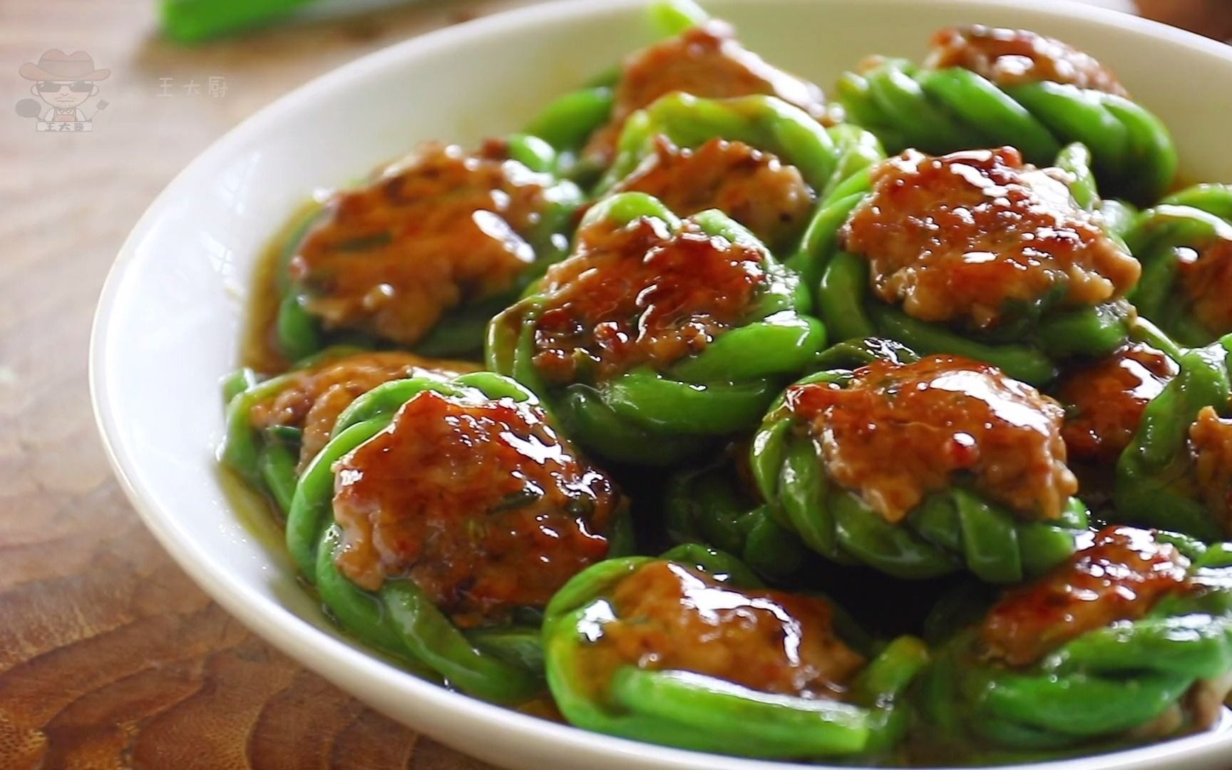 【美食教程】煎酿豆角最好吃的家常做法,饭店也做不出的美味,百吃不厌