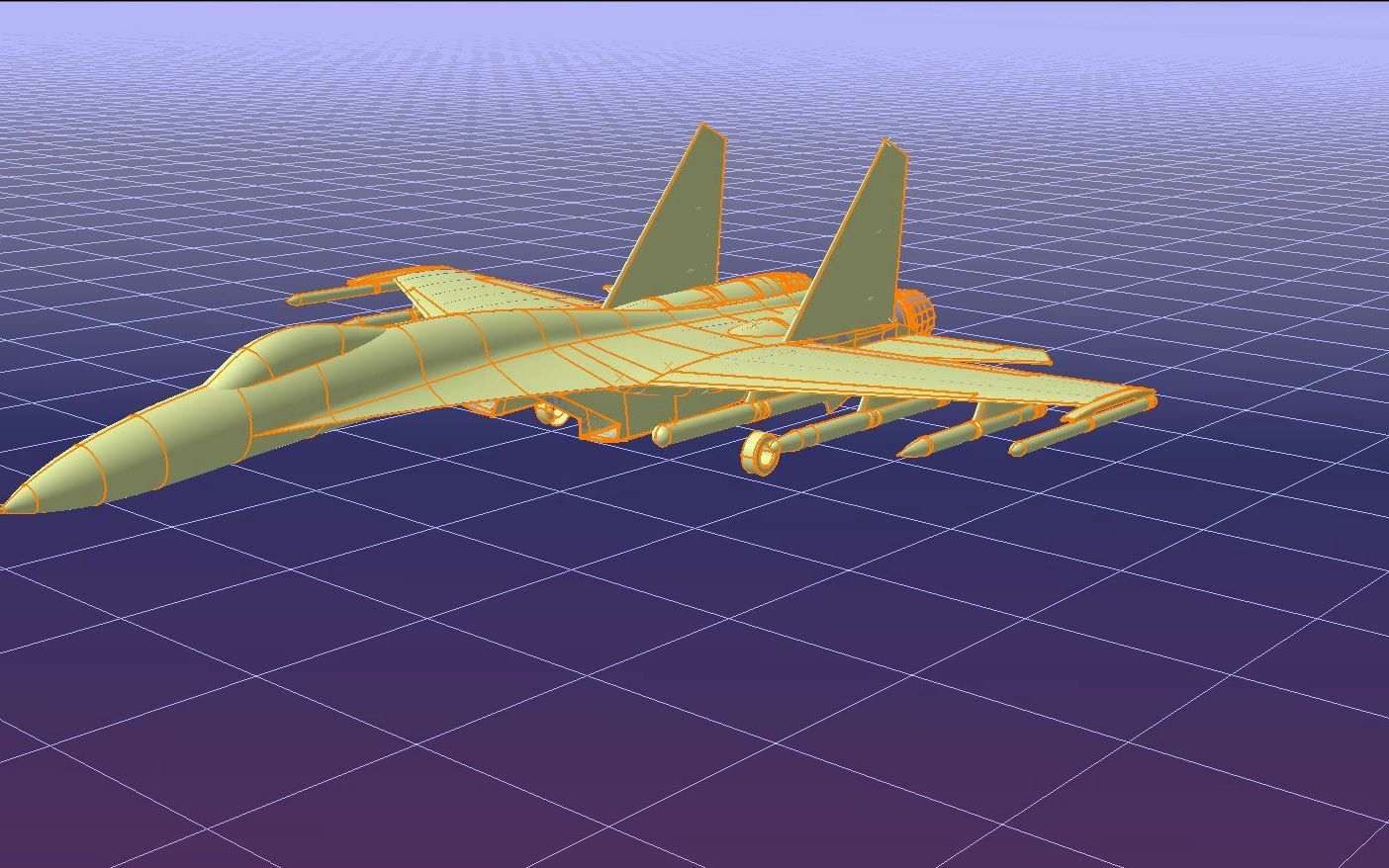 catia战机建模——004