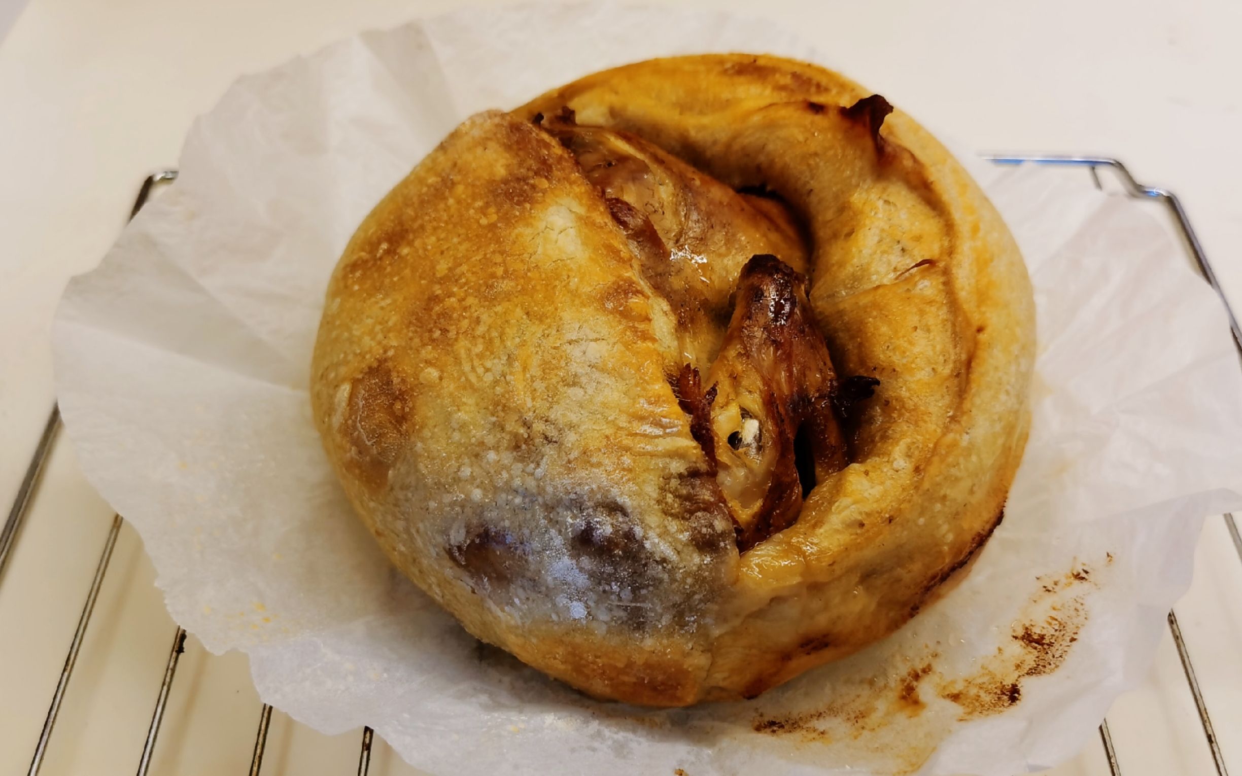 面包是烤鸡的绝配 - 烤鸡面包