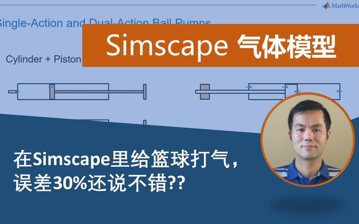 【Simscape气体模型】在Simscape里给篮球打气,误差30%还说不错?哔哩哔哩bilibili