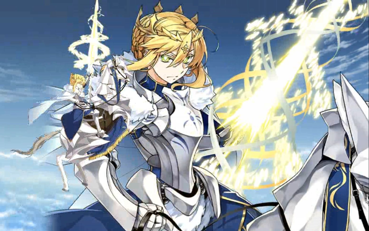 fgo呆毛间的战斗