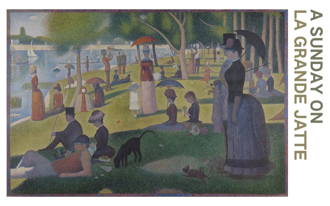 大碗岛的星期日下午乔治修拉双语字幕