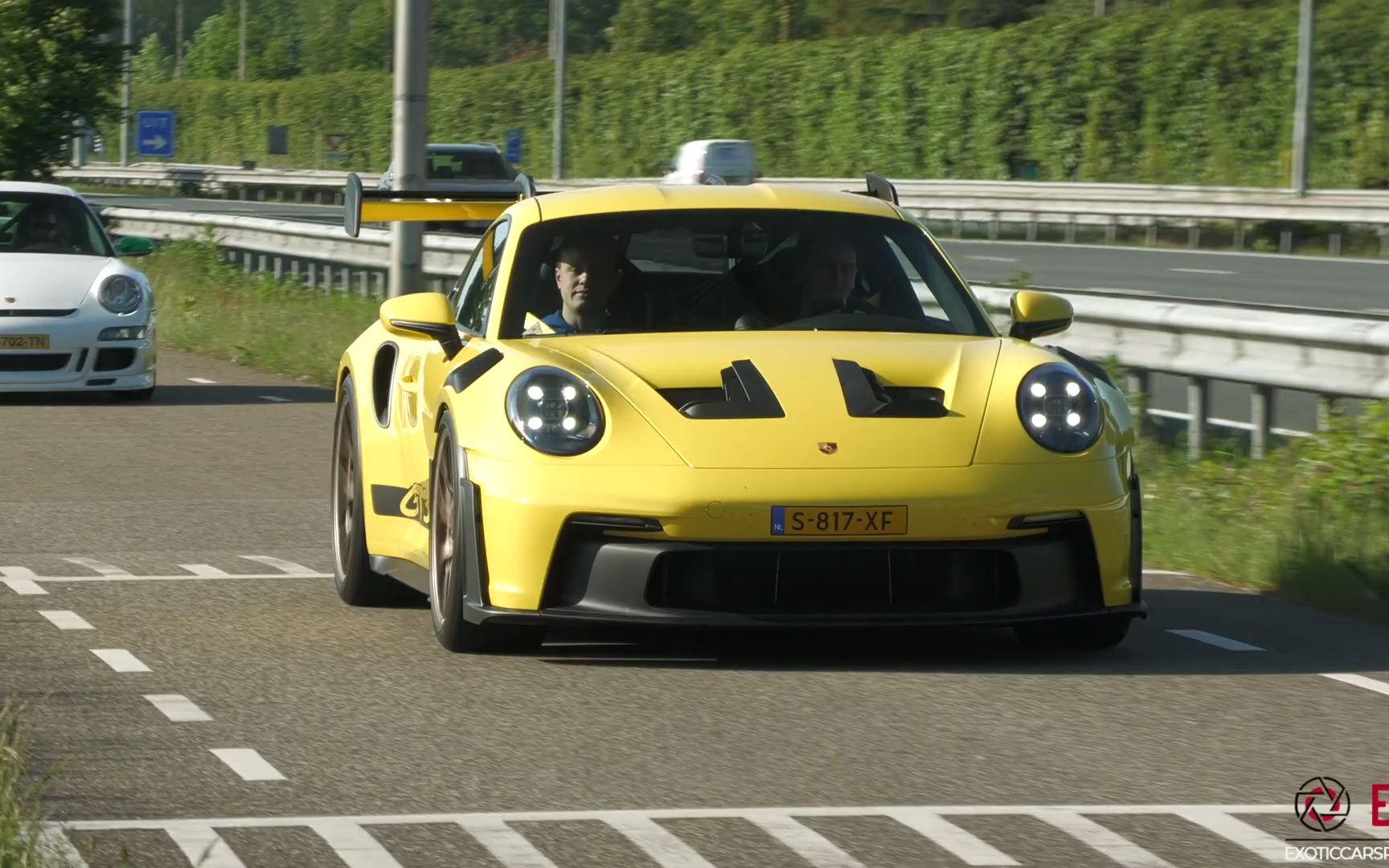 porsche 992 gt3 rs街拍声浪合集