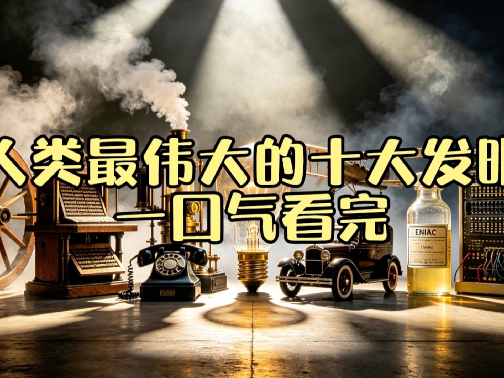 一口气看完，全人类最伟大的十大发明！