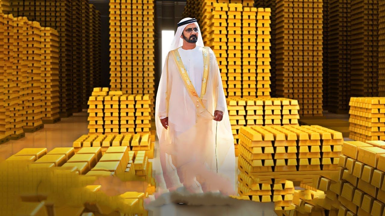 迪拜富豪炫富图片