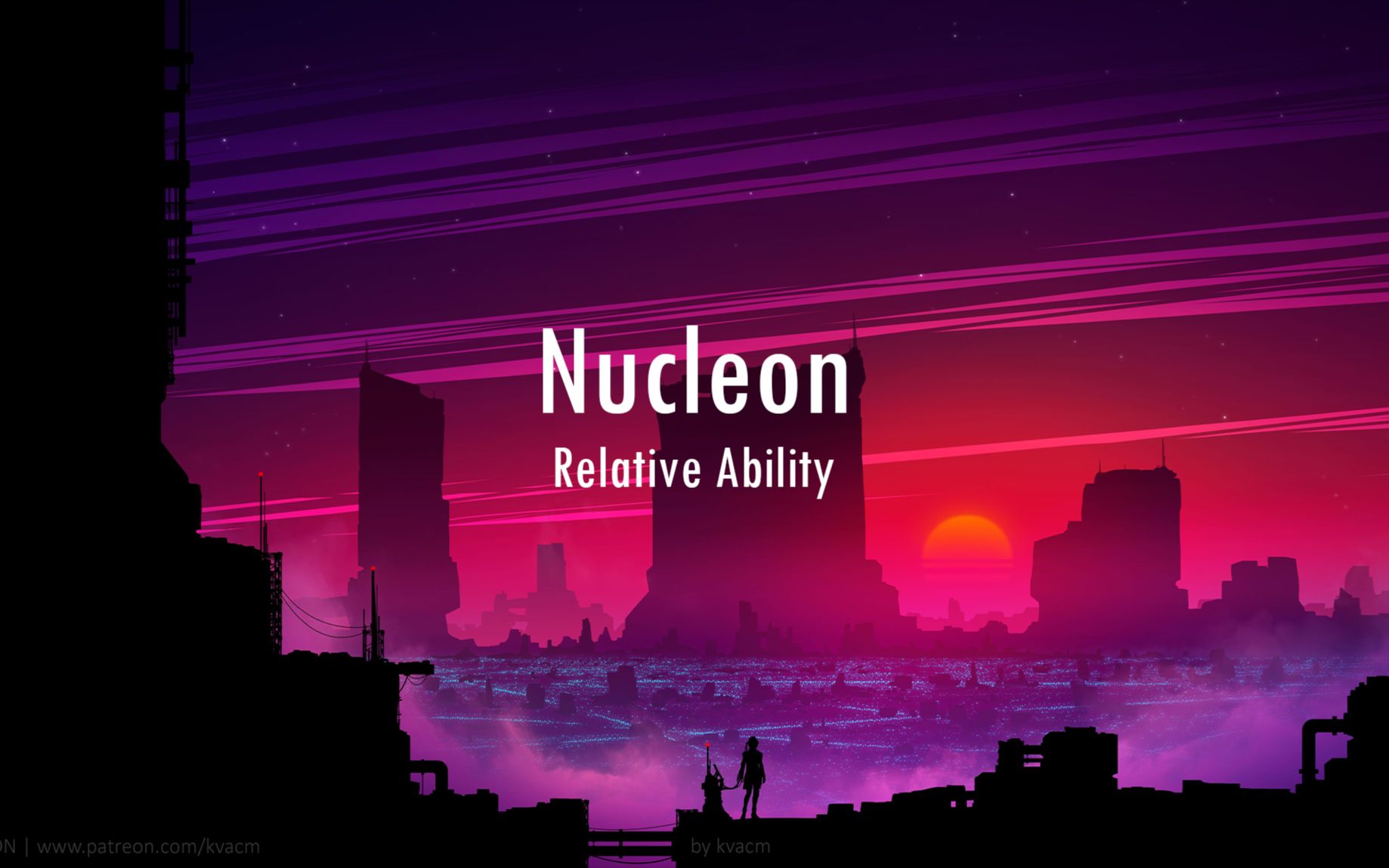 【60帧】合成器音乐可视化计划《Nucleon》 Relative Ability哔哩哔哩bilibili