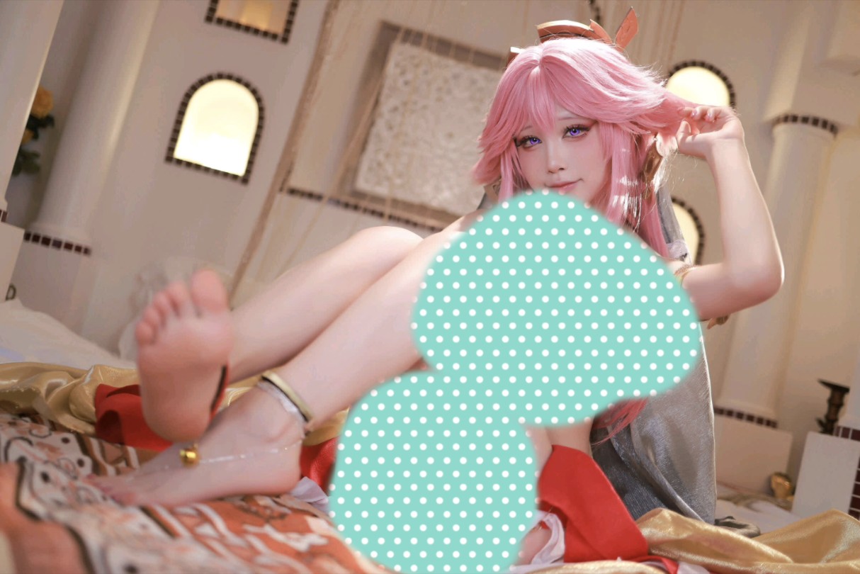 水淼aqua 最新cosplay 八重神子 一之濑明日奈雨波 蠢沫沫 咬人小小兔