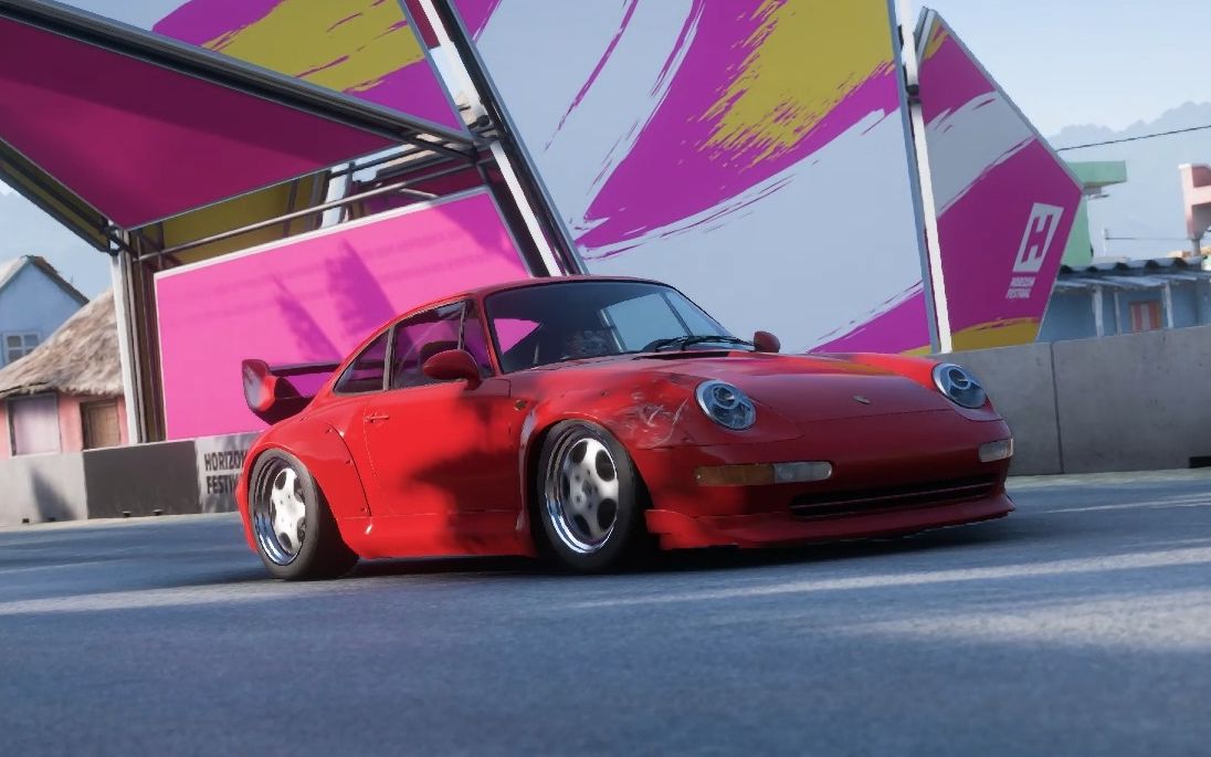 【地平线5】原厂 歌利亚环岛 1995 保时捷 911 gt2