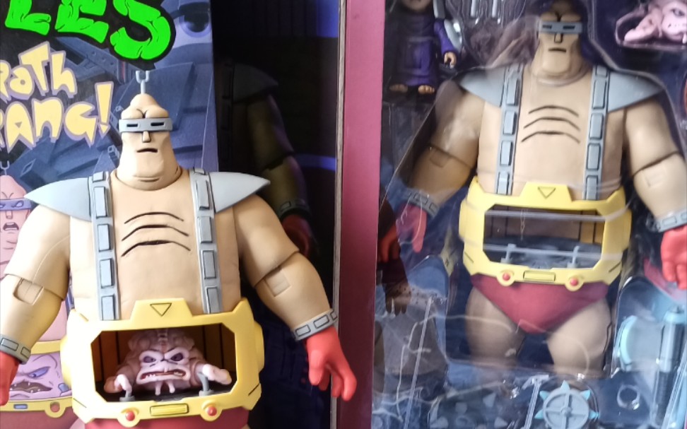 neca美系6寸可动玩具 忍者神龟反派boss  机器人版朗格克朗 模型介绍