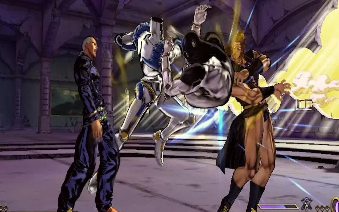 【jojo全明星】大聪明  vs  香草冰