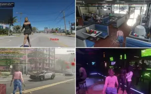 下载视频: 【GTA6】1小时泄露画面