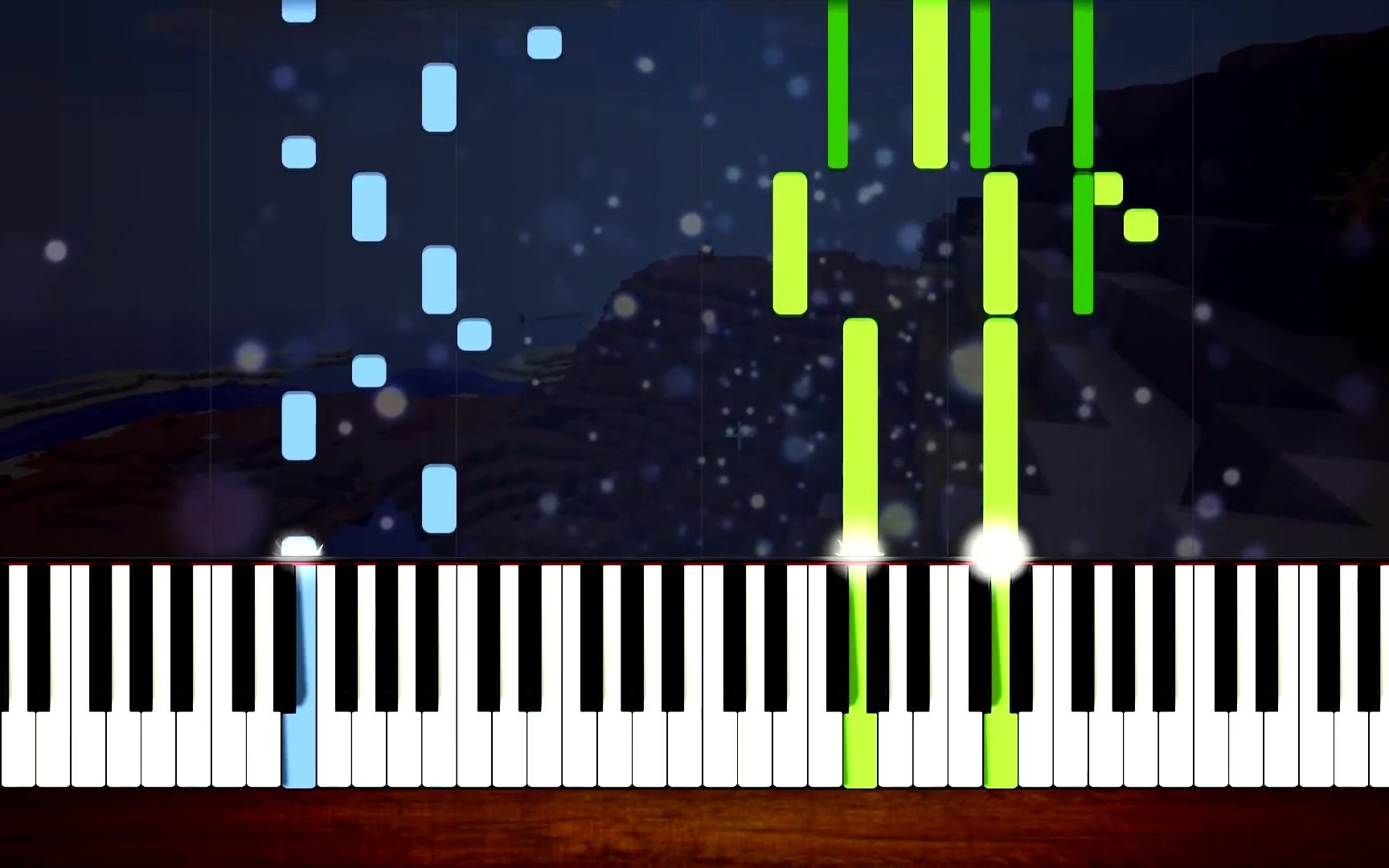 [图]我的世界 插曲 Aria Math - C418 - Minecraft - Nivek Piano