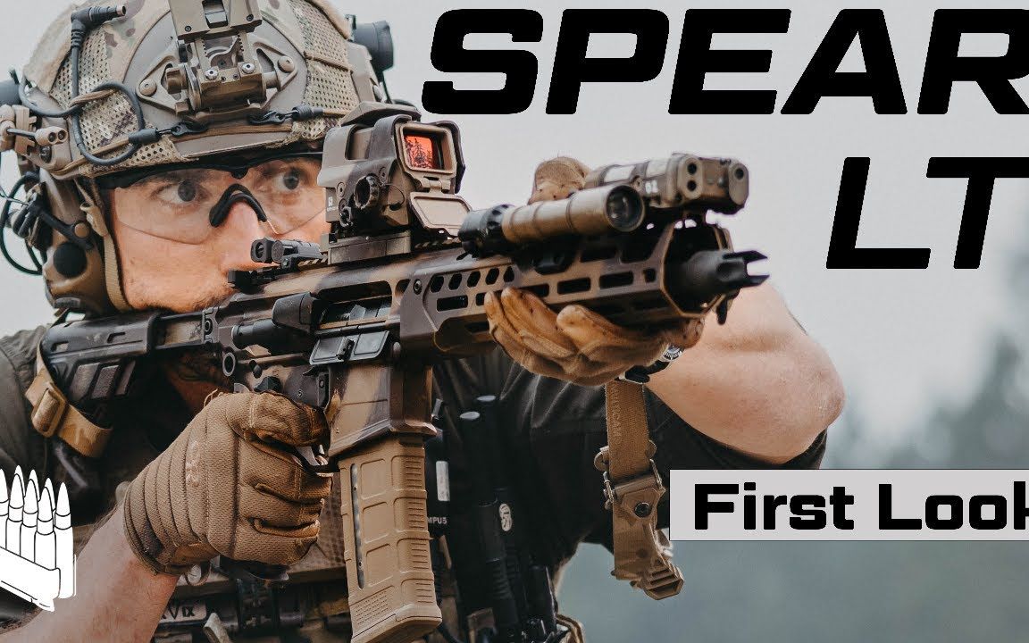 【实弹射击】sig最新一代的mcx系列5.56步枪spear lt