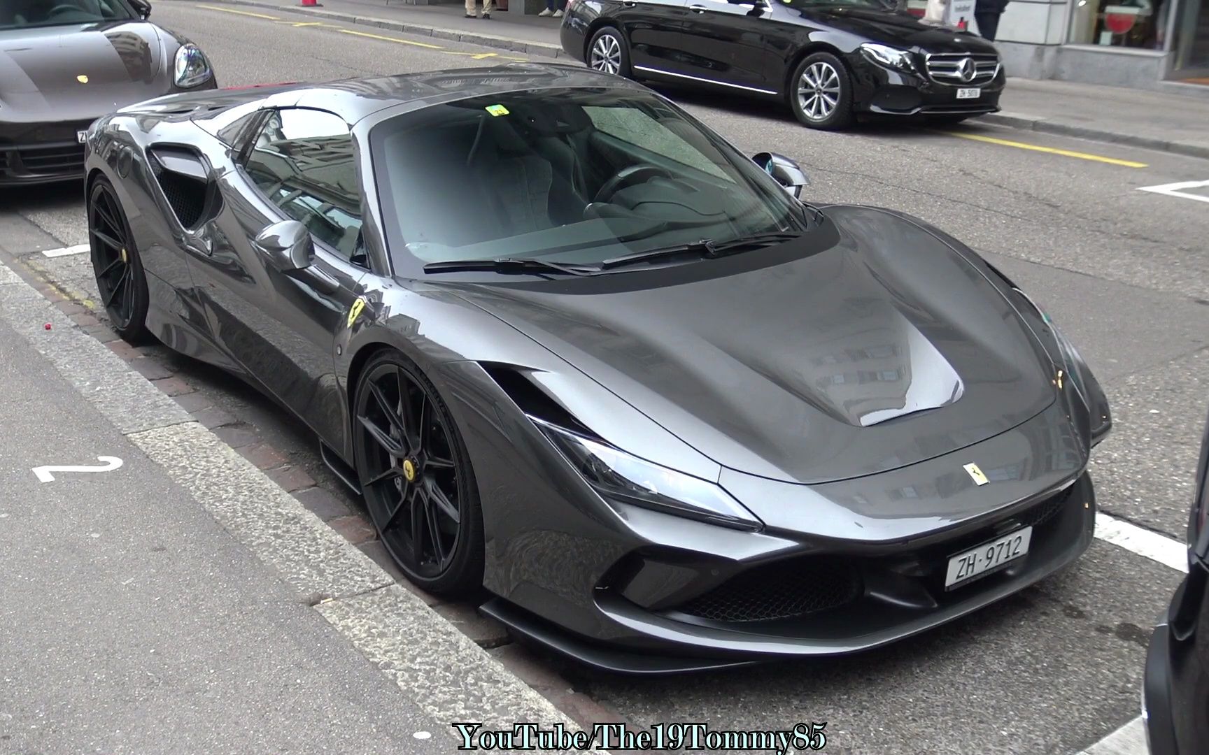 瑞士苏黎世法拉利 f8 街拍集锦