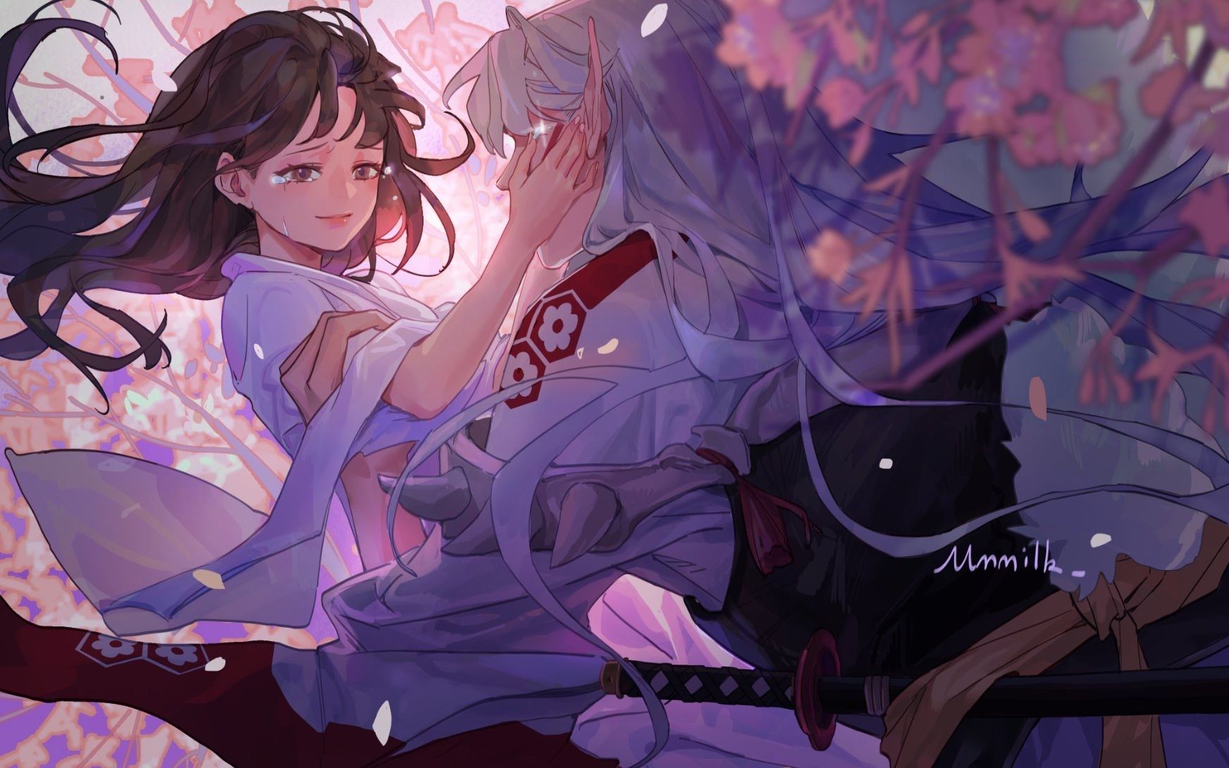 杀生丸x铃牵丝戏假如你舍一滴泪假如老去我能陪相遇的一刹那即注定了