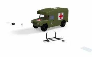 儿童益智早教视频，一起来组装军用越野救护车