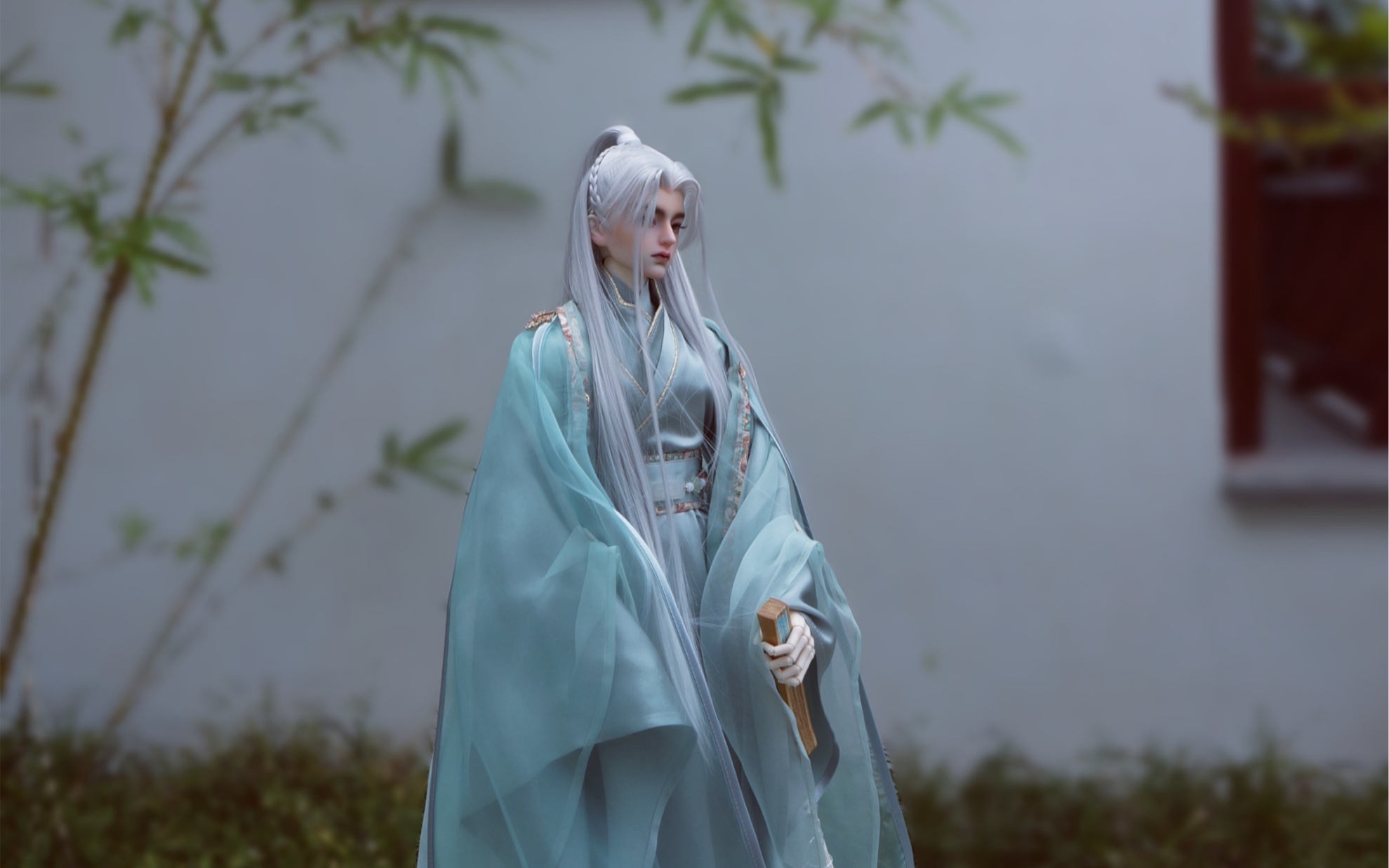 [图]【bjd】今天真是个适合外拍的好日子。穿着自己最喜欢的太太私人定制小娃衣，美美的出门啦