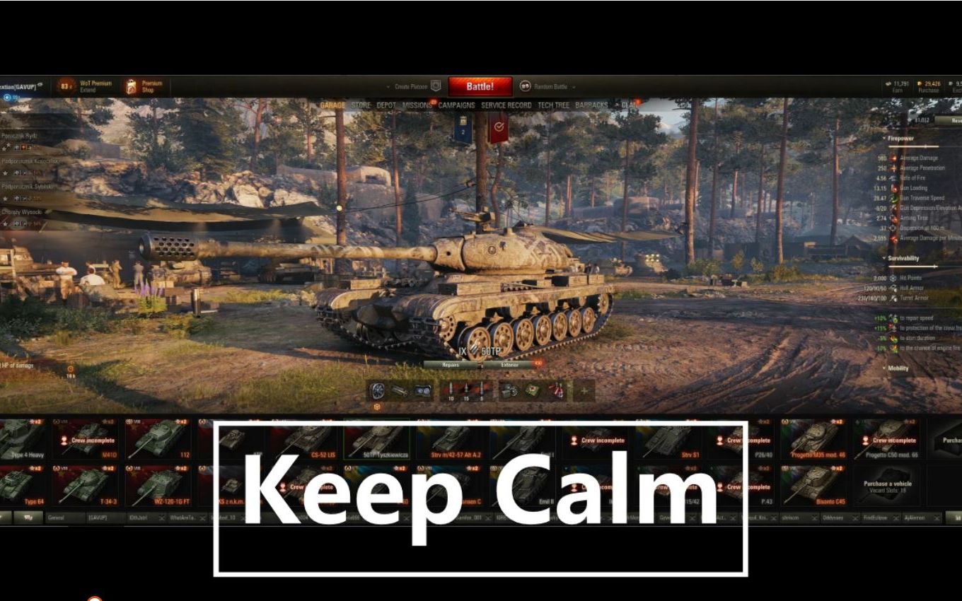 tank50,TANK300 wot tier 9 polish heavy tank 50tp daily play iv 坦克世界(战车