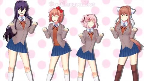 Steam Workshop::Sad Cat Dance DDLC (🧠No Time Zombies💗)