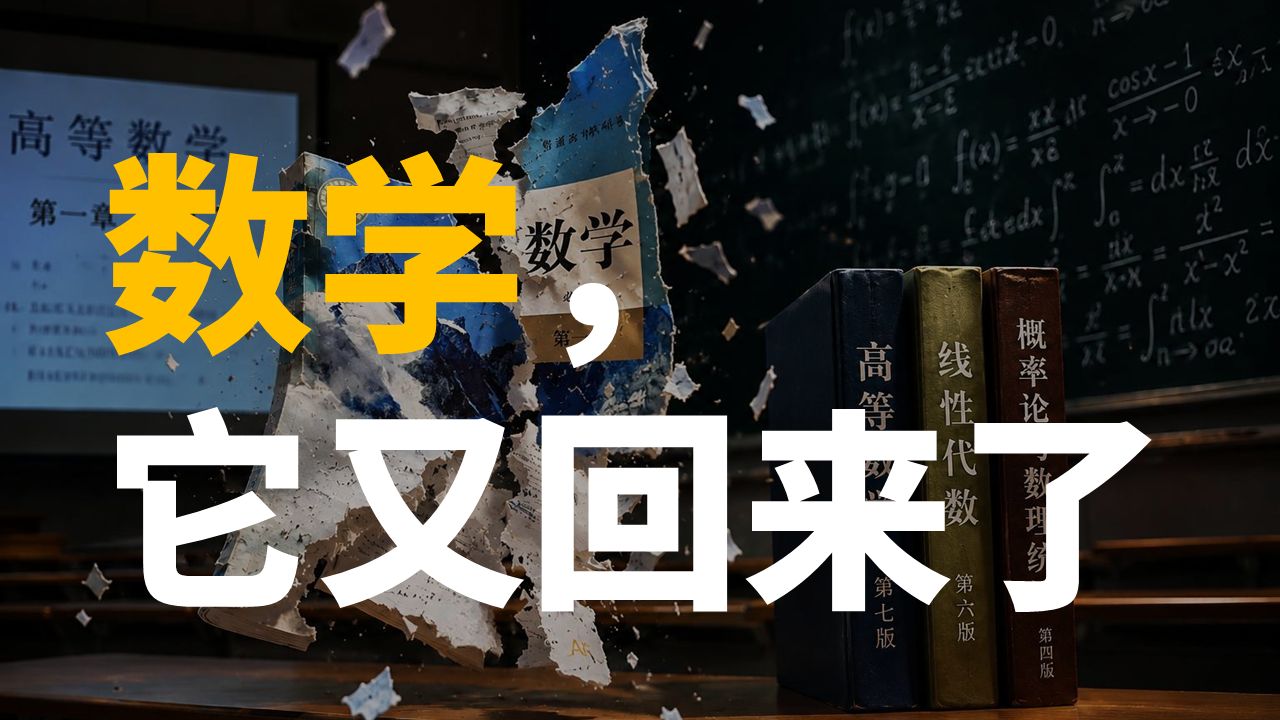 学了那么久的高数、线代、概统……都在学什么？用人话一口气讲清楚！