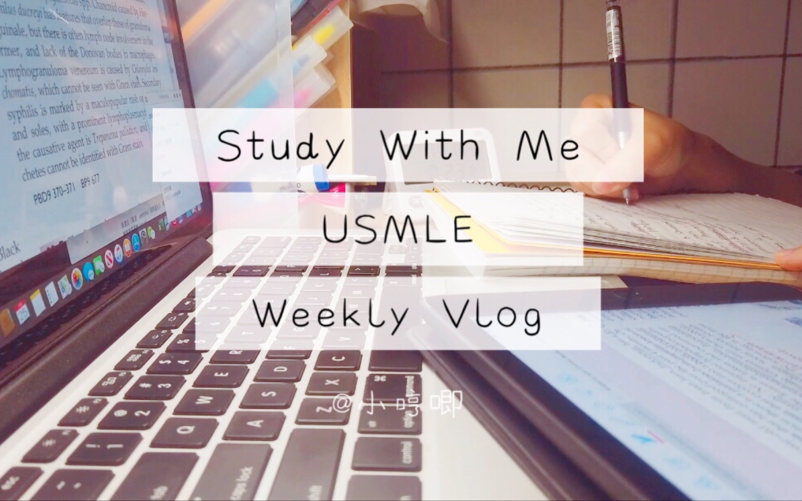 Study With Me|USMLE|医学生日常|备考Step1一个月的心得体会|请不要被痛苦的开始打倒哦~坚持下去啦哔哩哔哩bilibili