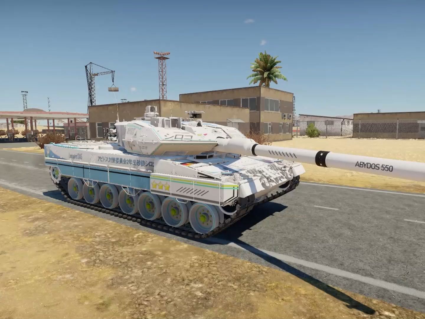 [碧蓝档案x战争雷霆]豹2 a5 a6通用 砂狼白子涂装