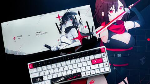 外设分享】Yuki Aim Polar 65(Katana Edition)让我看看是哪个潮男_哔