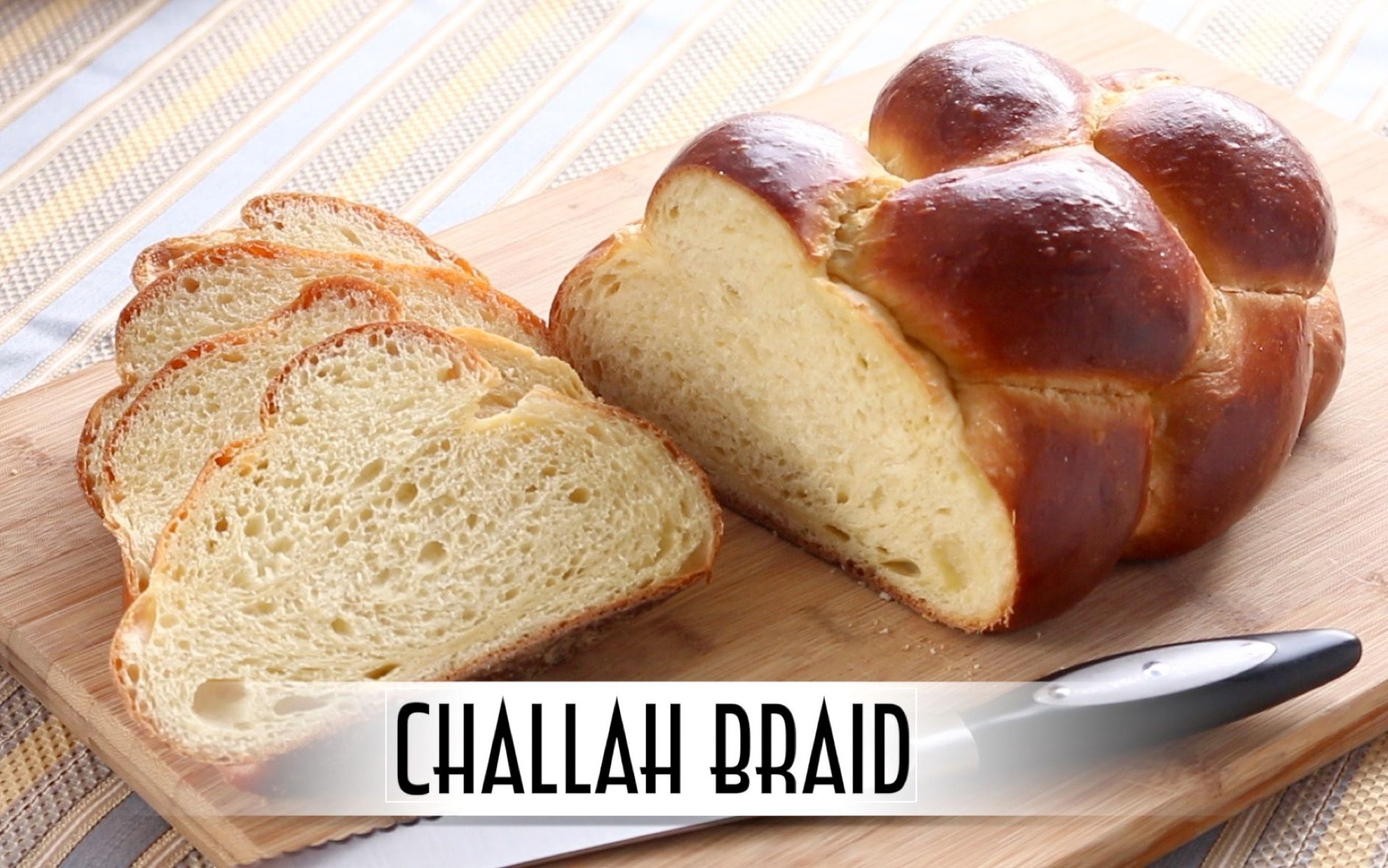 【中字】手揉76犹太哈拉面包 | challah braid-6 strand braid by