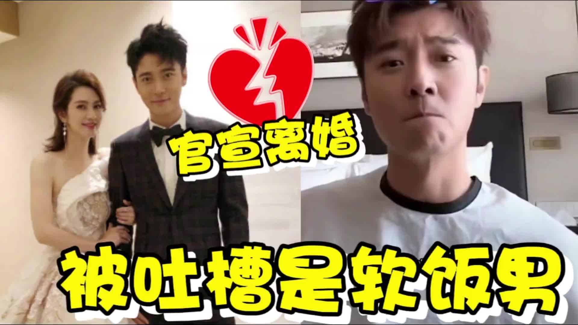 张丹峰和洪欣离婚后被吐槽:只知道吃软饭!怎料他的回怼令人生气哔哩哔哩bilibili